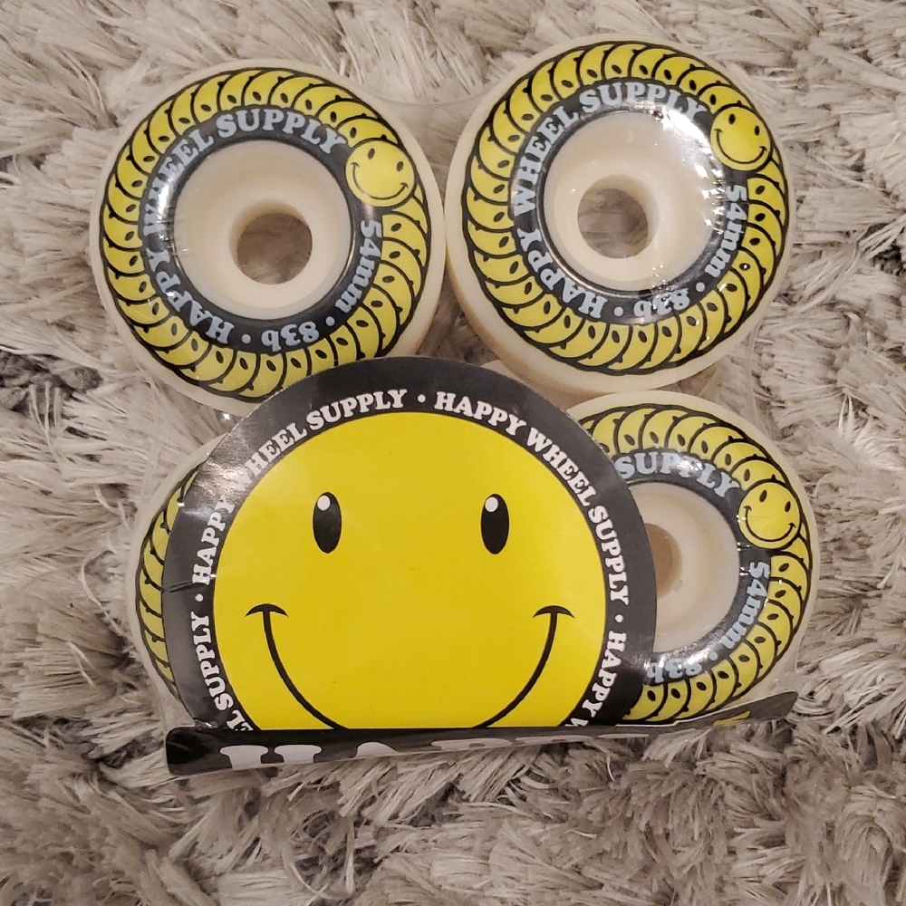 54 mm Happy Wheel Supply Skateboard Wheels NEW!